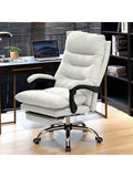 Ergonomischer Executive Burostuhl mit Fussstutze und hoher Ruckenlehne