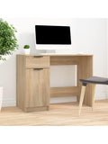 Kompakter Schreibtisch in Sonoma Eiche 100 x 50 x 75 cm aus Holzwerkstoff fur Arbeitszimmer