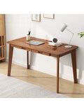 Holz Schreibtisch mit Schubladen 120 cm als Computertisch fur Buro Schlafzimmer und Arbeitszimmer